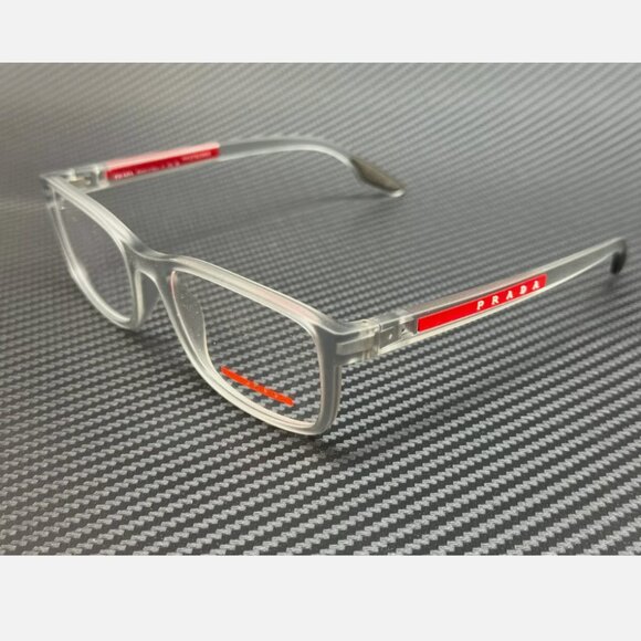 Prada Men's 55mm Eyeglasses Grey New - Picture 1 of 5
